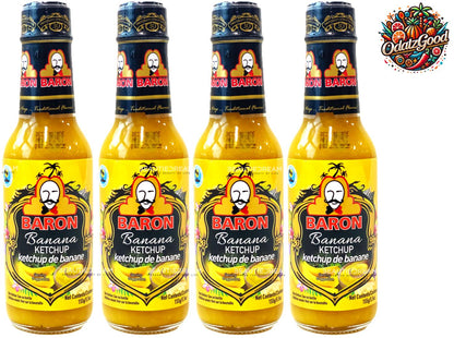 Baron Banana Ketchup  | Product of St. Lucia | 5.5oz (155g)