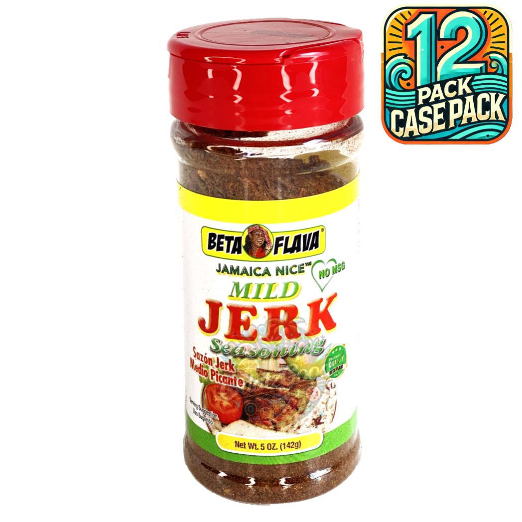 Beta Flava Mild Jerk Seasoning | 5 oz (142g) | Case of 12