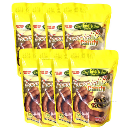 Chef Eric’s Tamarind Ball Candy (Dulce de Tamarindo) 2oz Pack of 8