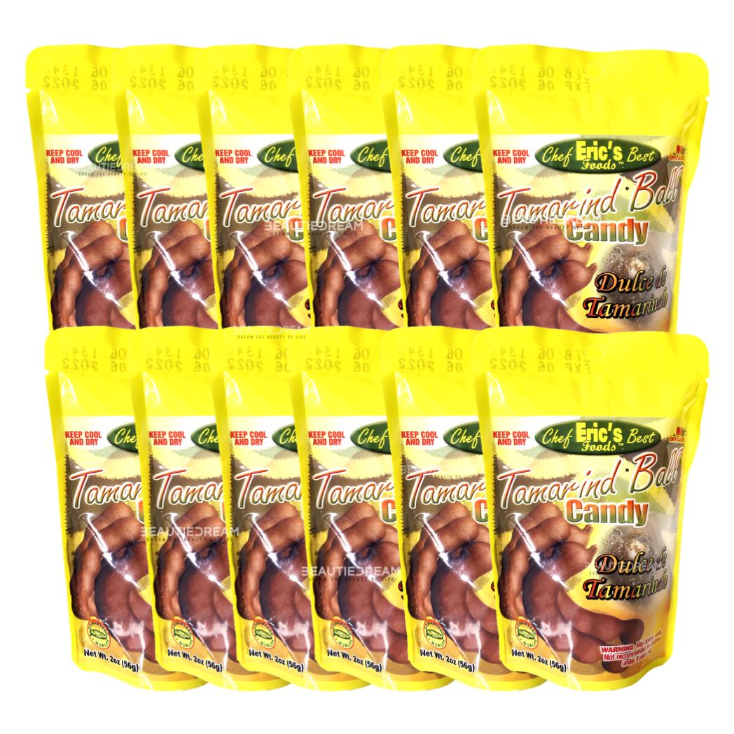 Tamarind Ball Candy Chef Eric’s (Dulce de Tamarindo) 2oz Pack of 12