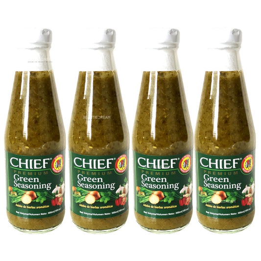 Chief Green Seasoning 10 fl oz. Pack of 4