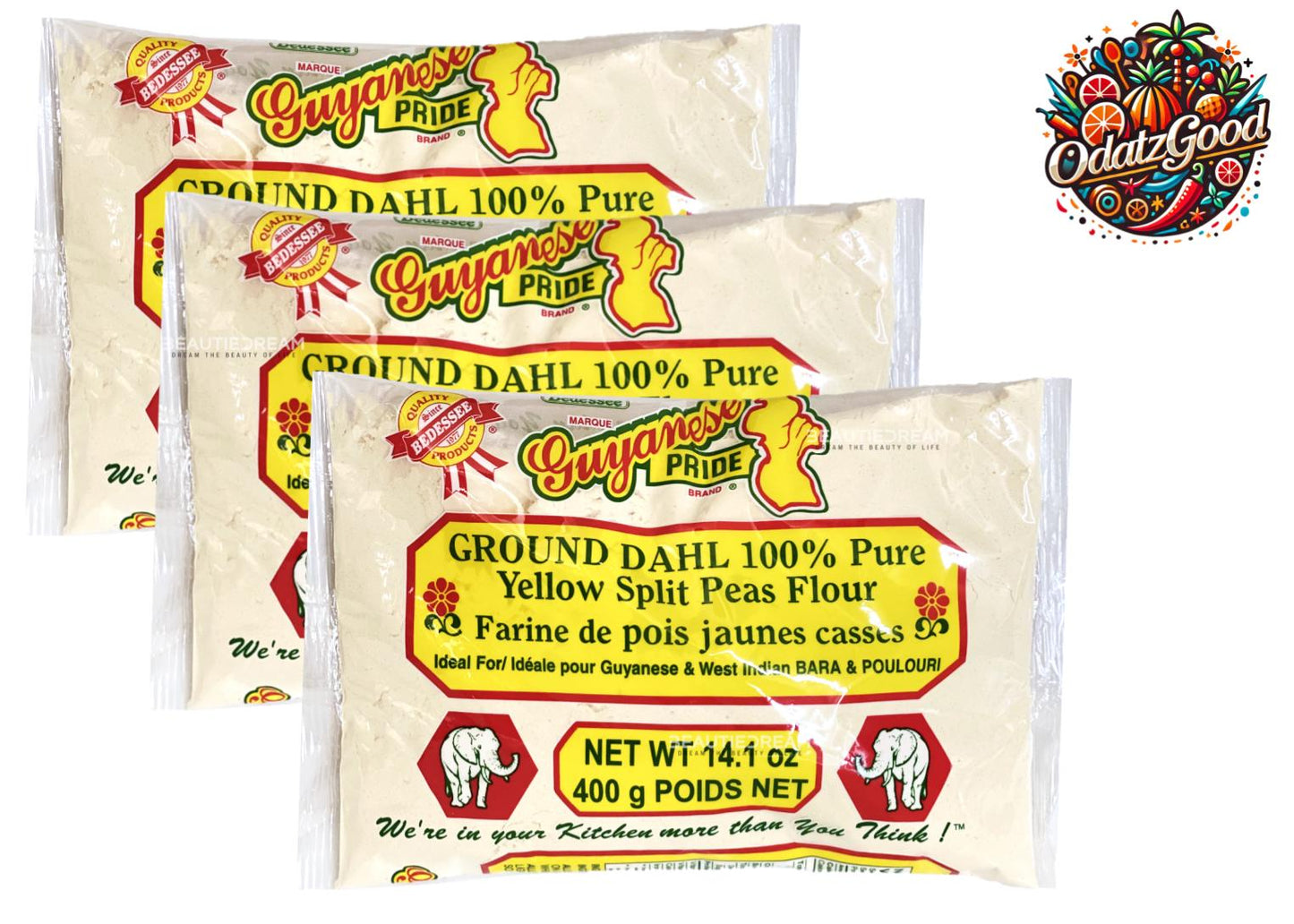 Guyanese Pride Ground Dahl | 14.1 oz (400g)