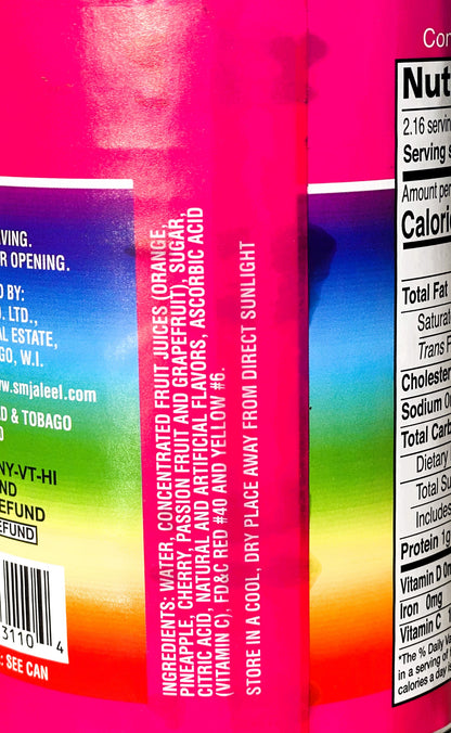 Trinidad Juices Fruit Punch | Product of Trinidad & Tobago | 19oz (540ml)