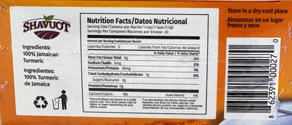 Shavuot Turmeric Tea | Product of Jamaica | 20Tea Bags (30g) | (Bulk) Case Pack