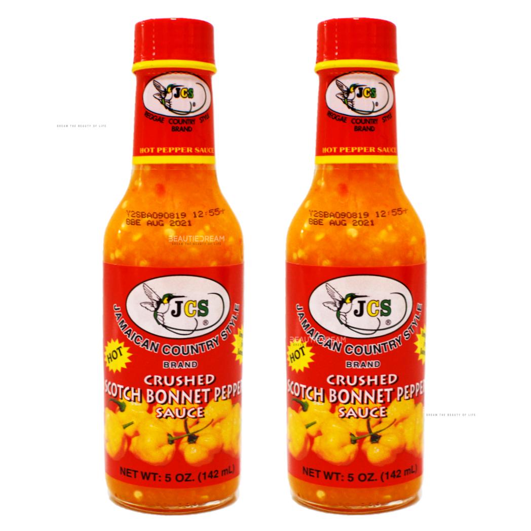 JCS Scotch Bonnet Pepper Sauce 5 oz Pack of 2