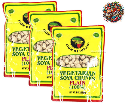 Lion of Judah Soya Chunks Plain | 8 oz (226g)