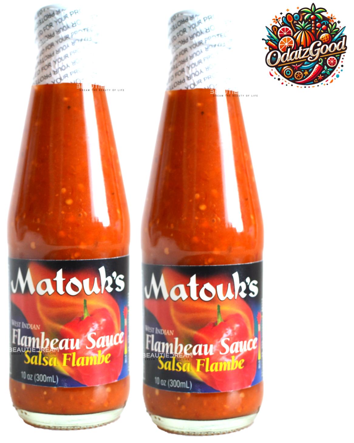 Matouk's Flambeau Sauce | Product of Trinidad & Tobago | 10oz