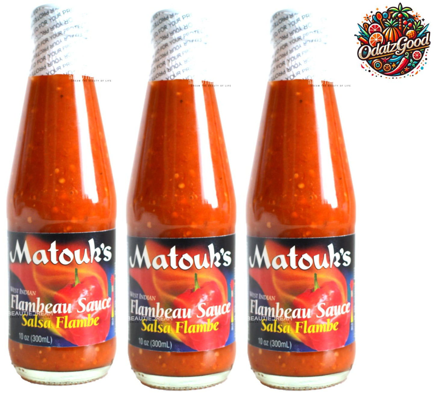 Matouk's Flambeau Sauce | Product of Trinidad & Tobago | 10oz