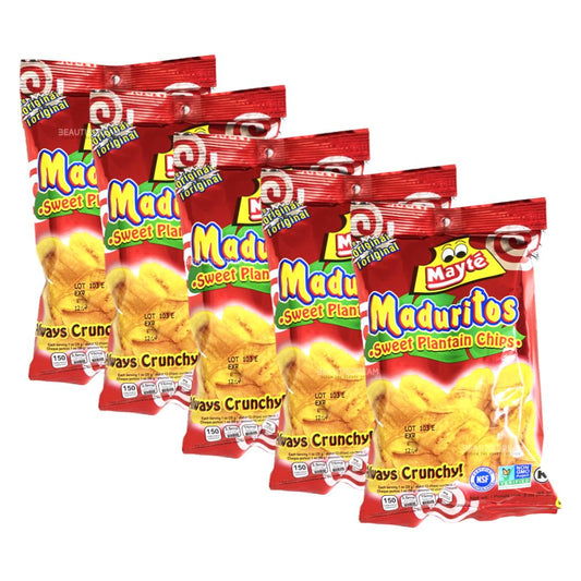 Mayte Plantain Chips Sweet (Maduritos) Pack of 5