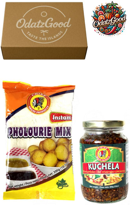 Chief Pholourie Mix & Chief Dipping Sauce – 2 Piece Trinidad Food Bundle