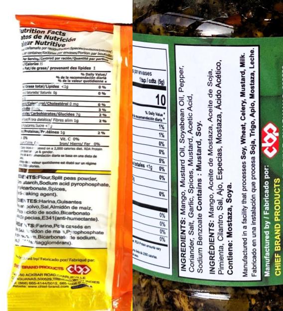 Chief Pholourie Mix & Chief Dipping Sauce – 2 Piece Trinidad Food Bundle