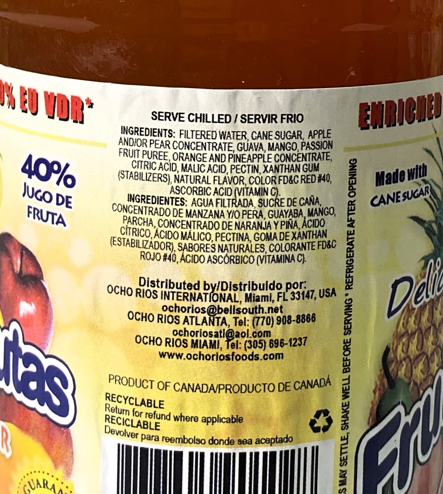 Ocho Rios Fruit Punch Nectar | 16oz  (473ml)