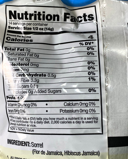 Ocho Rios Sorrel | 4.8oz  (134.4g)