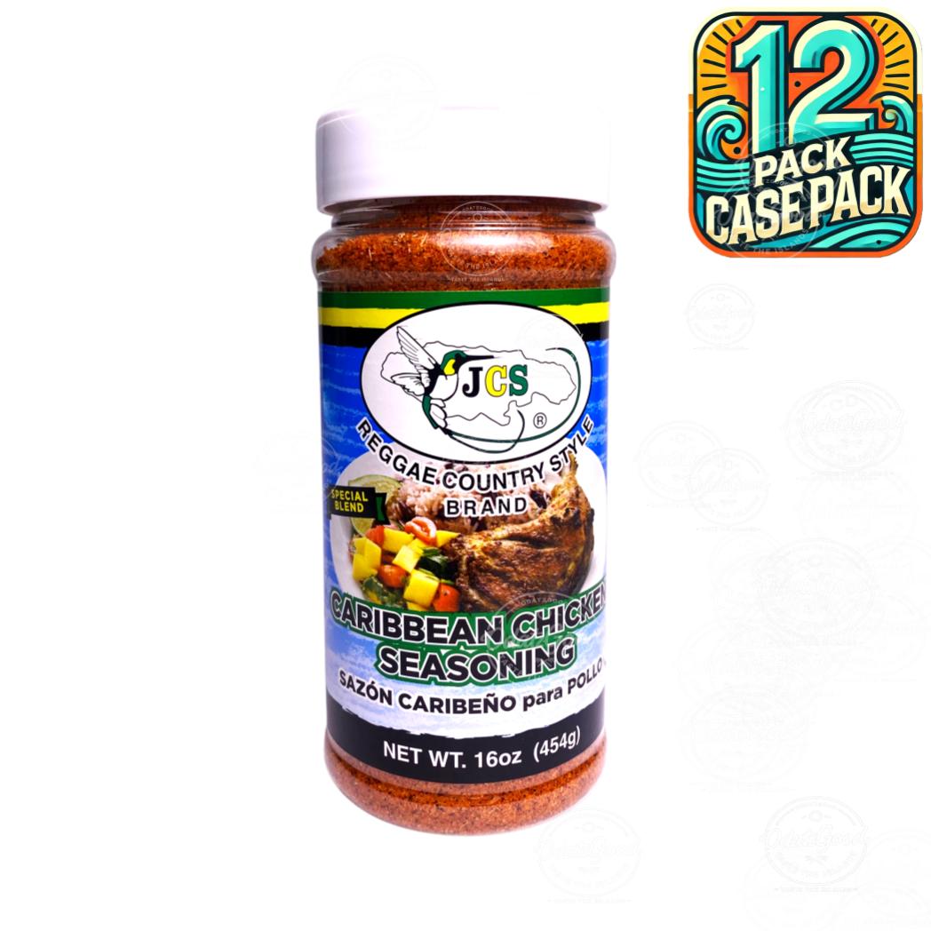 JCS Caribbean Chicken Seasoning 16oz (454g) – Jamaican-Style Chicken Spice Blend