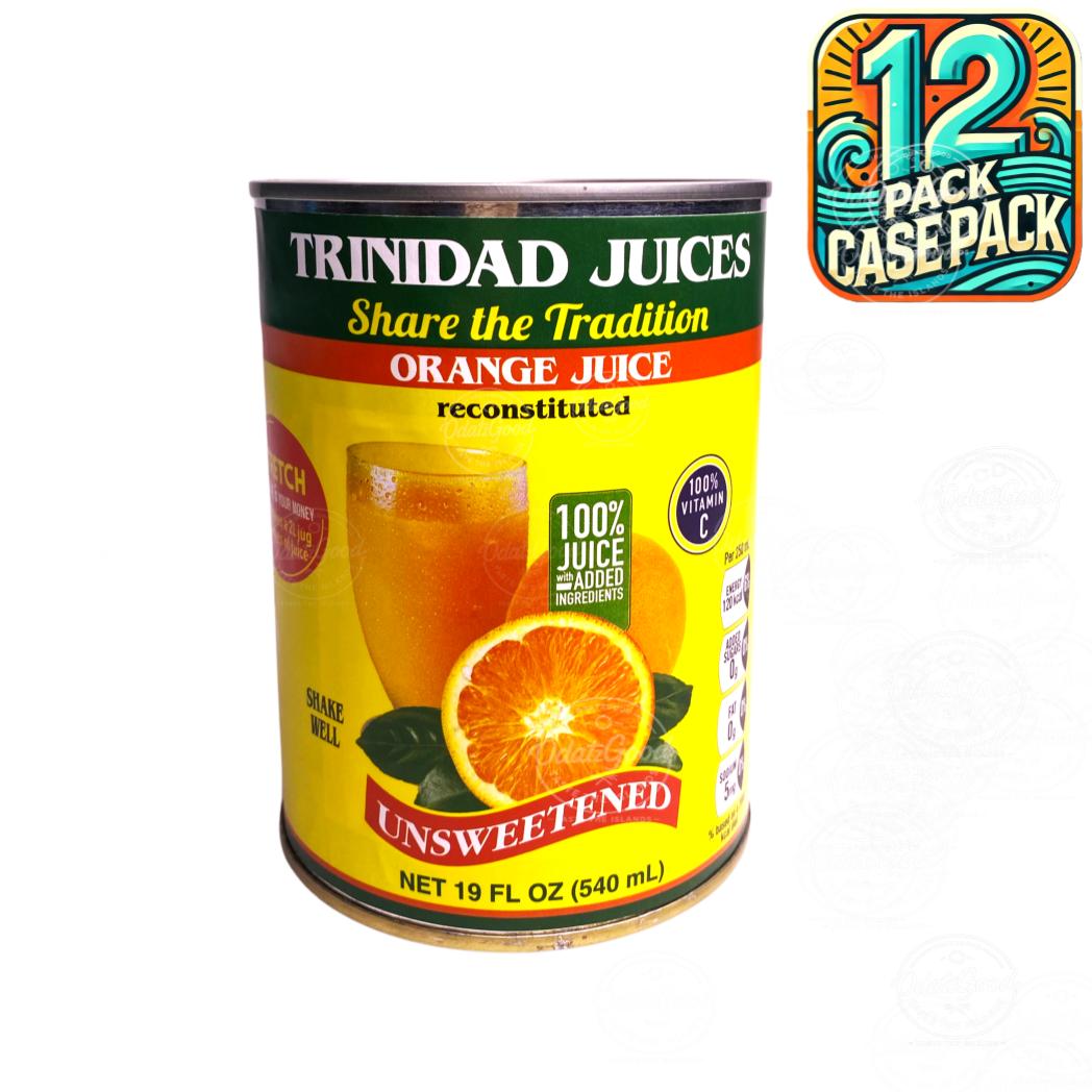 Trinidad Juices Unsweetened Orange Juice 19oz (540ml) – Product of Trinidad & Tobago