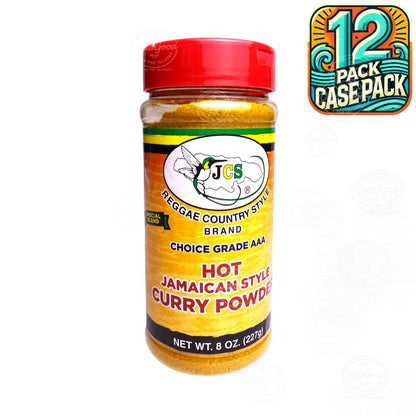 JCS Hot Jamaican Curry Powder 8oz (227g) – Caribbean Curry Seasoning
