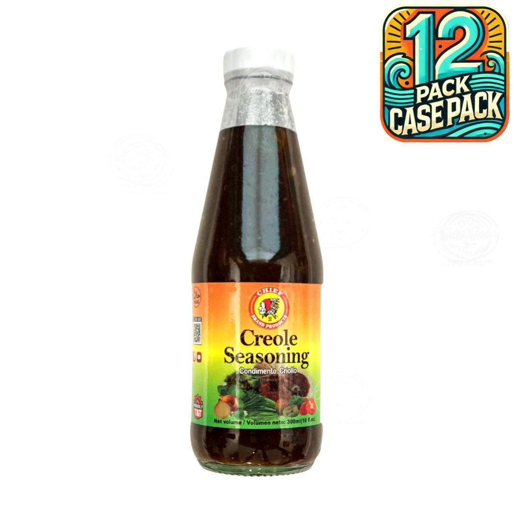 Chief Creole Seasoning | Product of Trinidad & Tobago | 10oz (300ml) | (Bulk) Case Pack