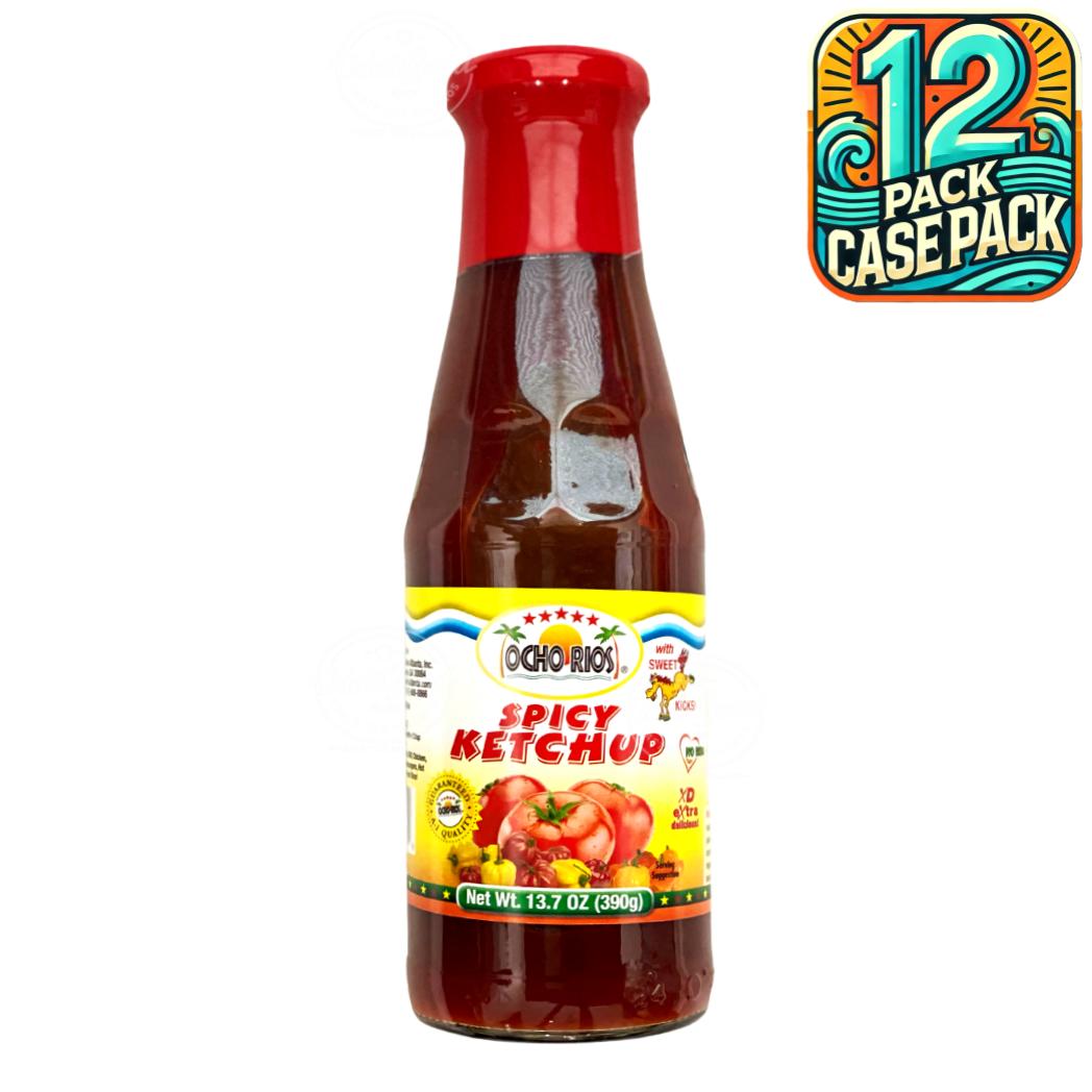 Ocho Rios Spicy Ketchup | 13.7oz (390g) | (Bulk) Case Pack
