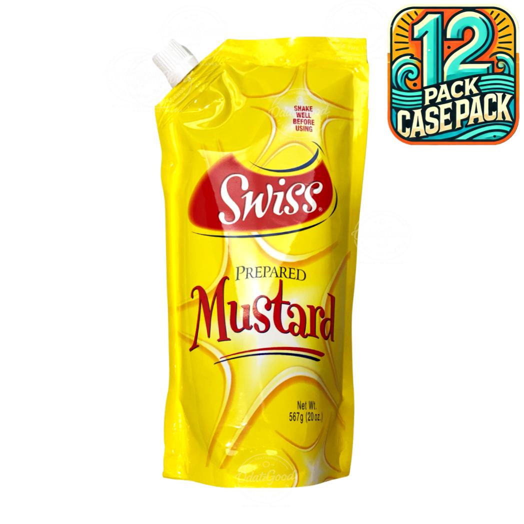 Swiss Prepared Mustard | Product of Trinidad & Tobago | 20oz (567g) | (Bulk) Case Pack