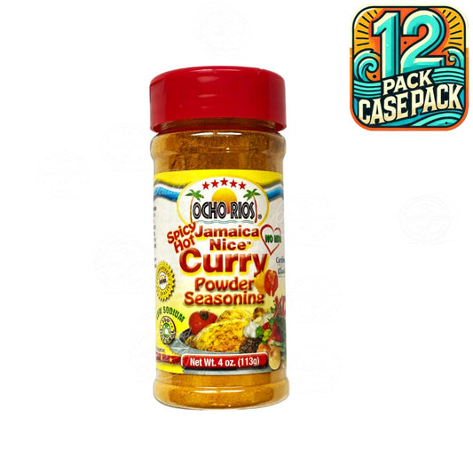 Ocho Rios Curry Hot | 4oz  (112g) | (Bulk) Case Pack