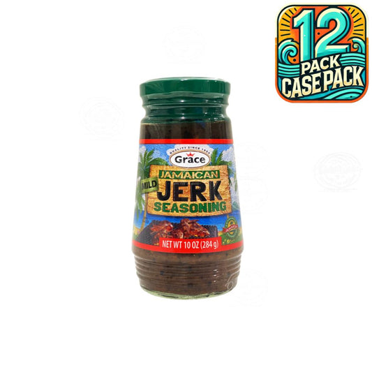 Grace Jamaican Mild (Wet) Jerk Seasoning | Product of Jamaica | 10oz (284g) | (Bulk) Case Pack