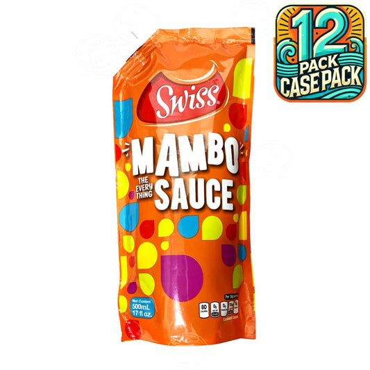 Swiss Mambo Sauce | Product of Trinidad & Tobago | 17oz (500ml) | (Bulk) Case Pack
