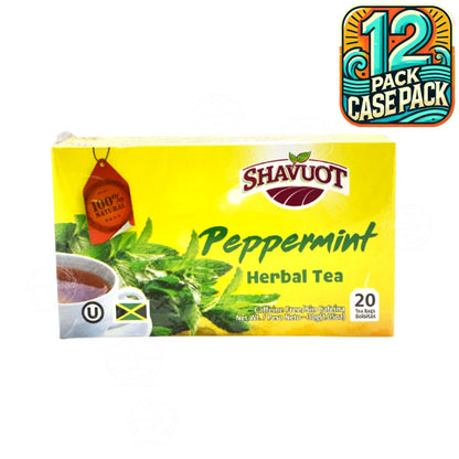 Shavuot Peppermint Tea | Product of Jamaica | 20Tea Bags (30g) | (Bulk) Case Pack