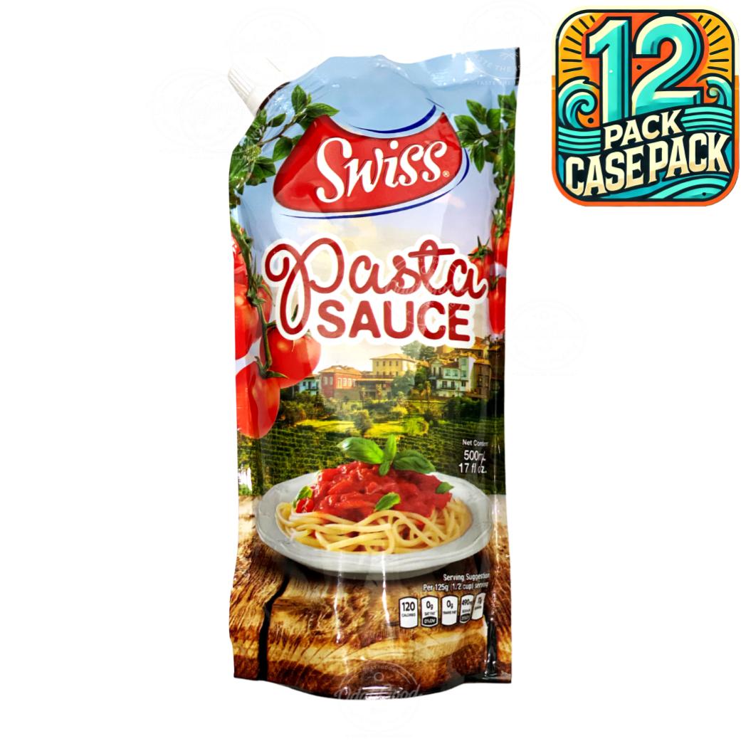 Swiss Pasta Sauce | Product of Trinidad & Tobago | 17oz (500ml) | (Bulk) Case Pack