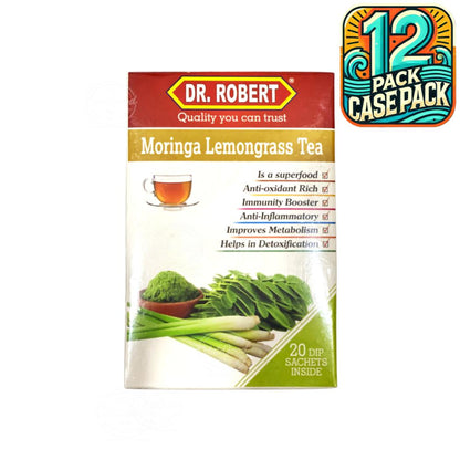 Dr. Robert Moringa Lemongrass Tea | 1.06oz (30g) | (Bulk) Case Pack