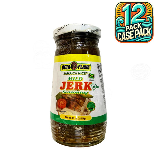Beta Flava Mild Jerk Wet Seasoning | 11oz (311g) | (Bulk) Case Pack