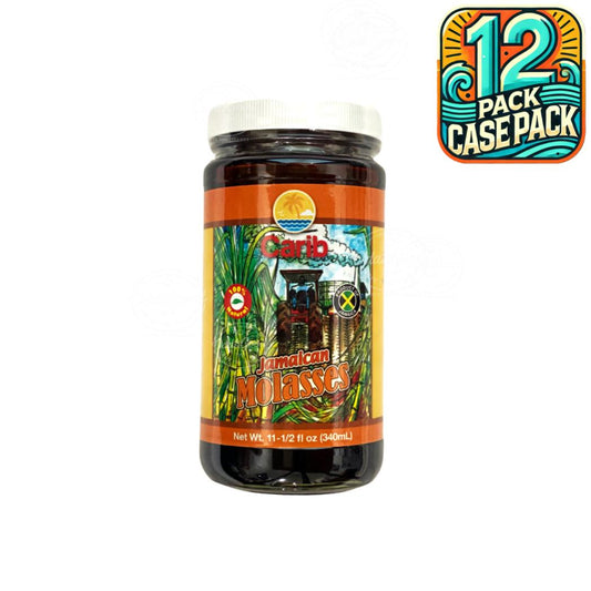 Carib Jamaican Molasses | Product of Jamaica | 11.5oz (340ml) | (Bulk) Case Pack
