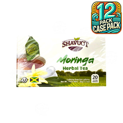 Shavuot Moringa Tea | Product of Jamaica | 20Tea Bags (30g) | (Bulk) Case Pack
