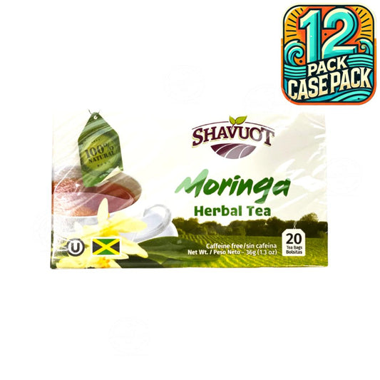 Shavuot Moringa Tea | Product of Jamaica | 20Tea Bags (30g) | (Bulk) Case Pack