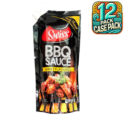 Swiss BBQ Sauce Honey | Product of Trinidad & Tobago | 17oz (500ml) | (Bulk) Case Pack