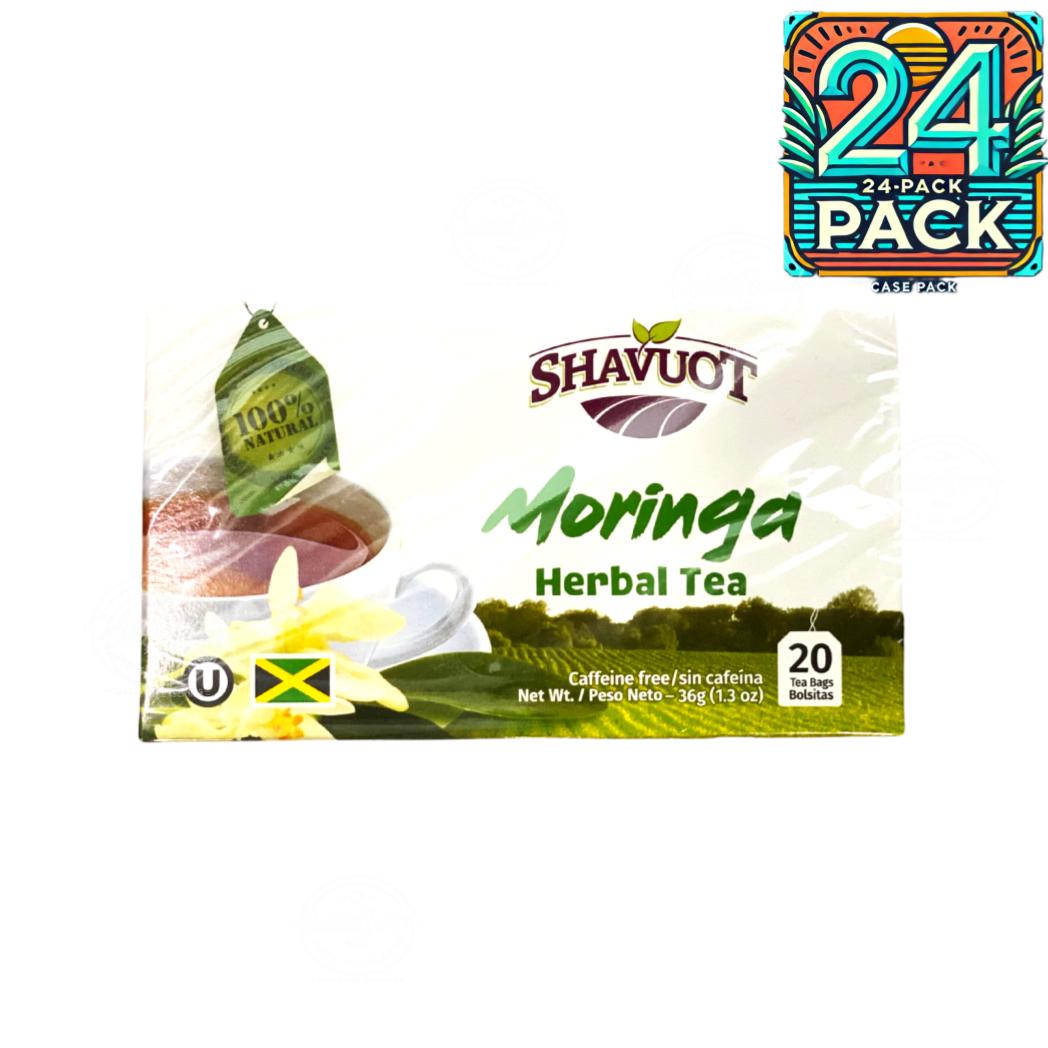 Shavuot Moringa Tea | Product of Jamaica | 20Tea Bags (30g) | (Bulk) Case Pack