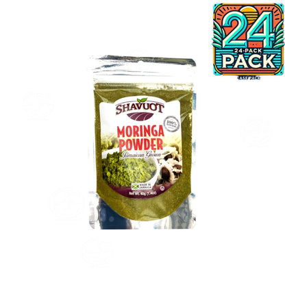 Shavuot Moringa Powder | Product of Jamaica | 1.4oz (36.85g) | (Bulk) Case Pack