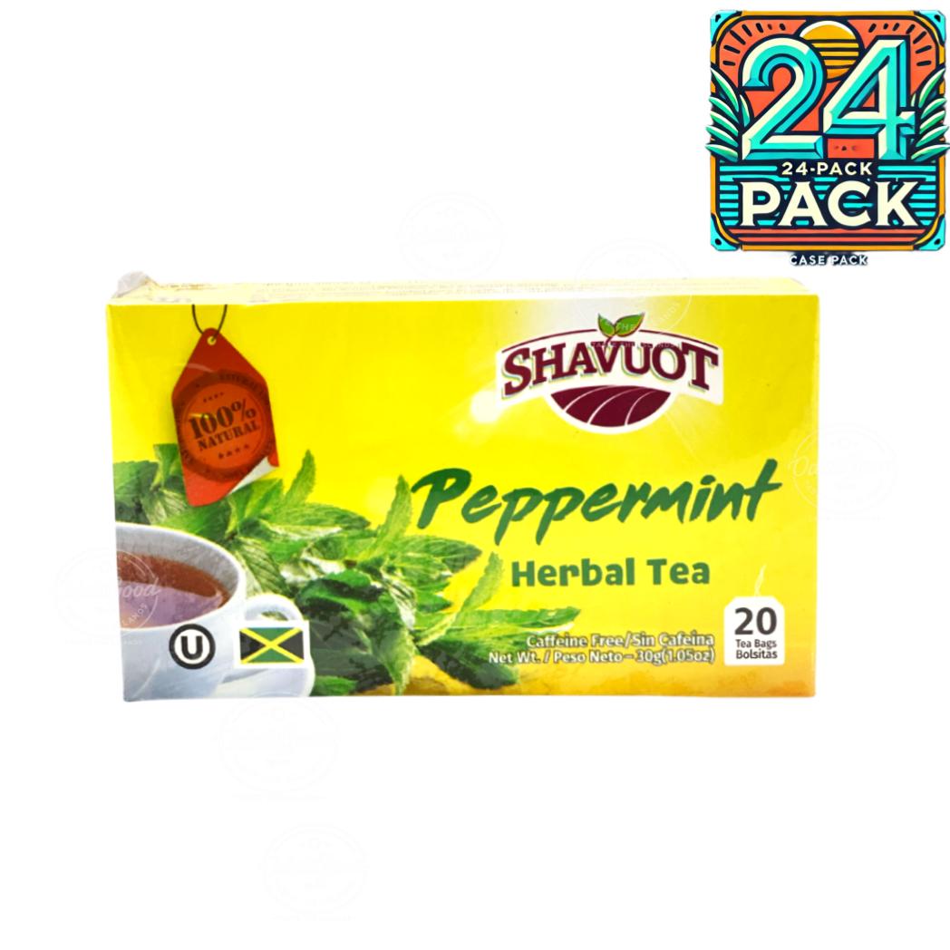 Shavuot Peppermint Tea | Product of Jamaica | 20Tea Bags (30g) | (Bulk) Case Pack