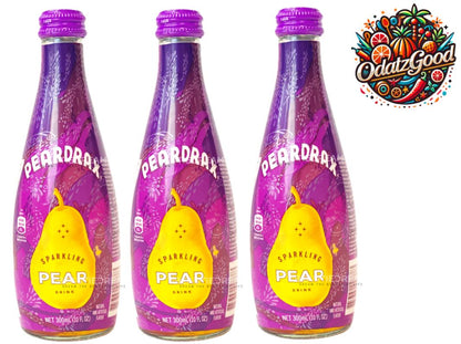 Peardrax Sparkling Pear Drink | Product of Trinidad & Tobago | 10oz (300ml)