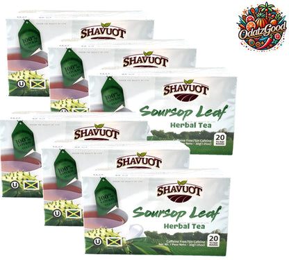 Shavuot Soursop Tea | Product of Jamaica | 20 Tea Bags