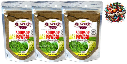 Shavuot Soursop Powder | Product of Jamaica | 1.4oz (36.85g)