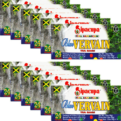 Blue Vervain Tea Bags by Sipacupa Pack of 12