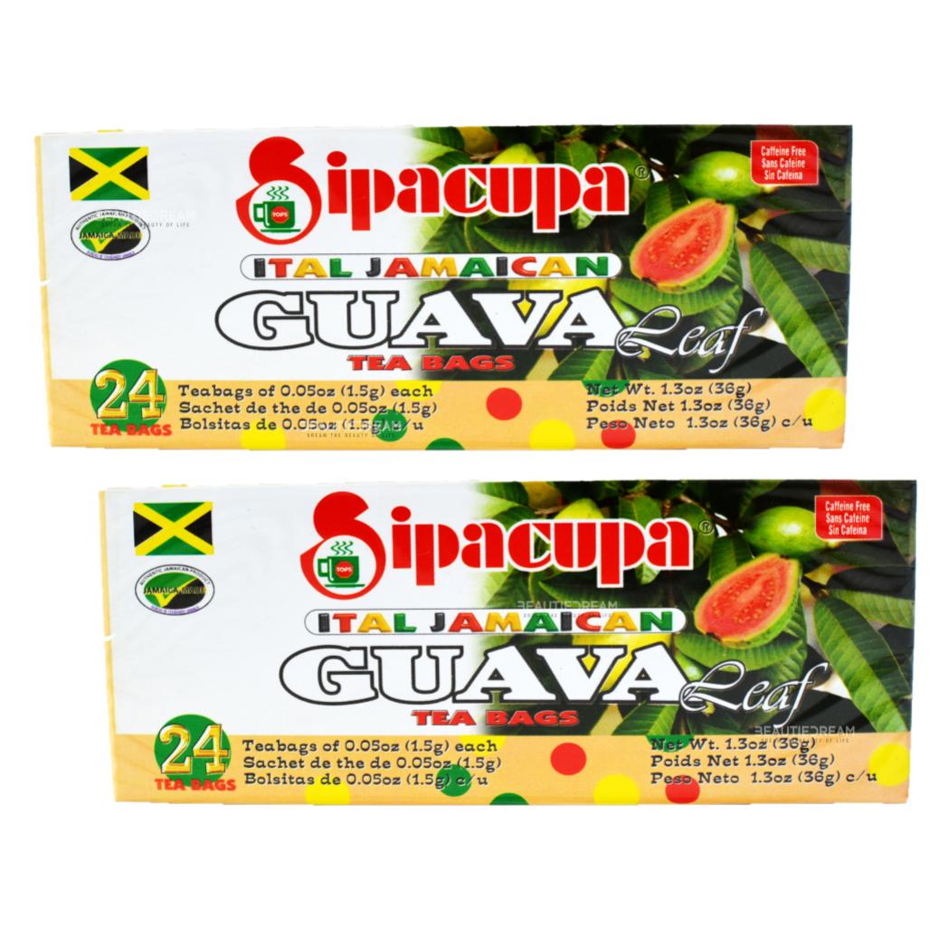 Sipacupa Ital Jamaican Guava Leaf Tea Bags Pack of 2