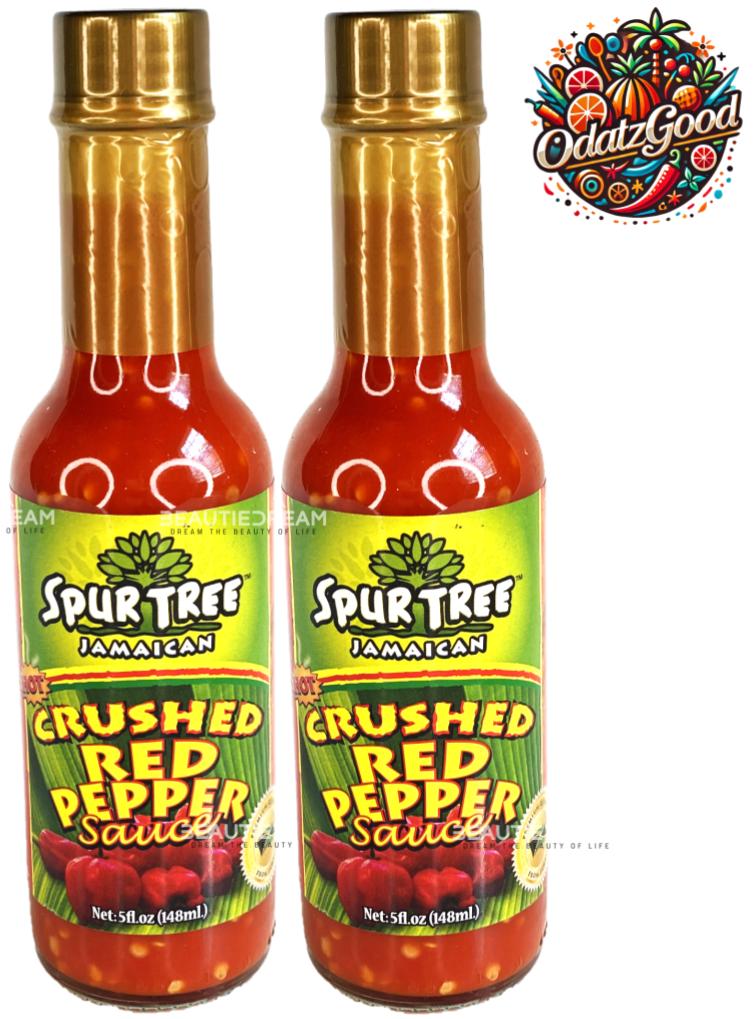 Spur Tree Crushed Red Pepper Sauce | Product of Jamaica | 5 oz (148ml)