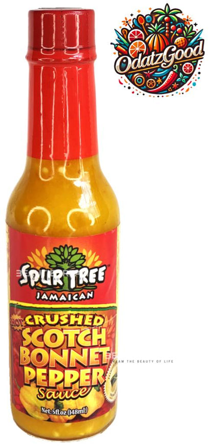 Spur Tree Crushed Scotch Bonnet Pepper Sauce | Product of Jamaica  | 5 oz (148ml)