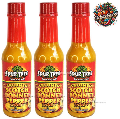 Spur Tree Crushed Scotch Bonnet Pepper Sauce | Product of Jamaica  | 5 oz (148ml)