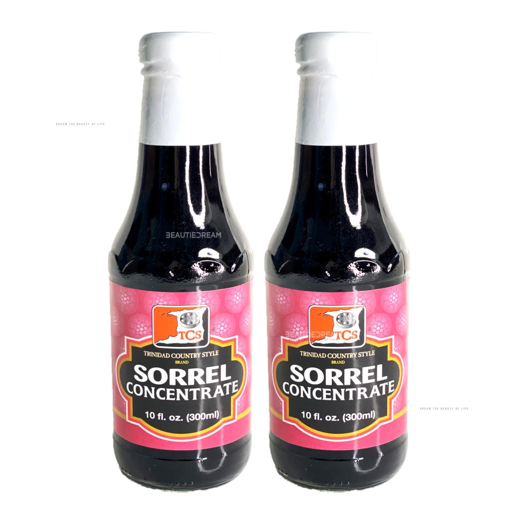 Sorrel (Hibiscus) Concentrate Syrup by TCS Pack of 2