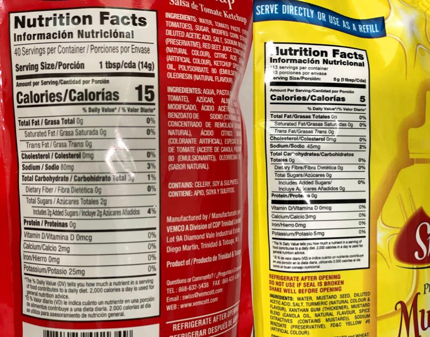 Swiss Tomato Ketchup & Prepared Mustard 2-Piece Caribbean Condiment Bundle 37oz (1048g) – Product of Trinidad & Tobago