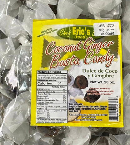Chef Eric Coconut Ginger Busta Candy | 28oz (794g)