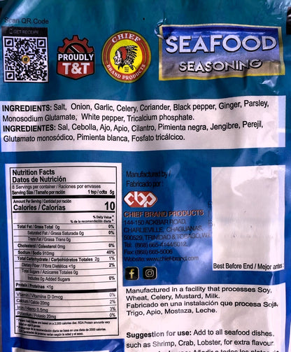 Chief Seafood Seasoning 1.4oz (40g) – Product of Trinidad & Tobago