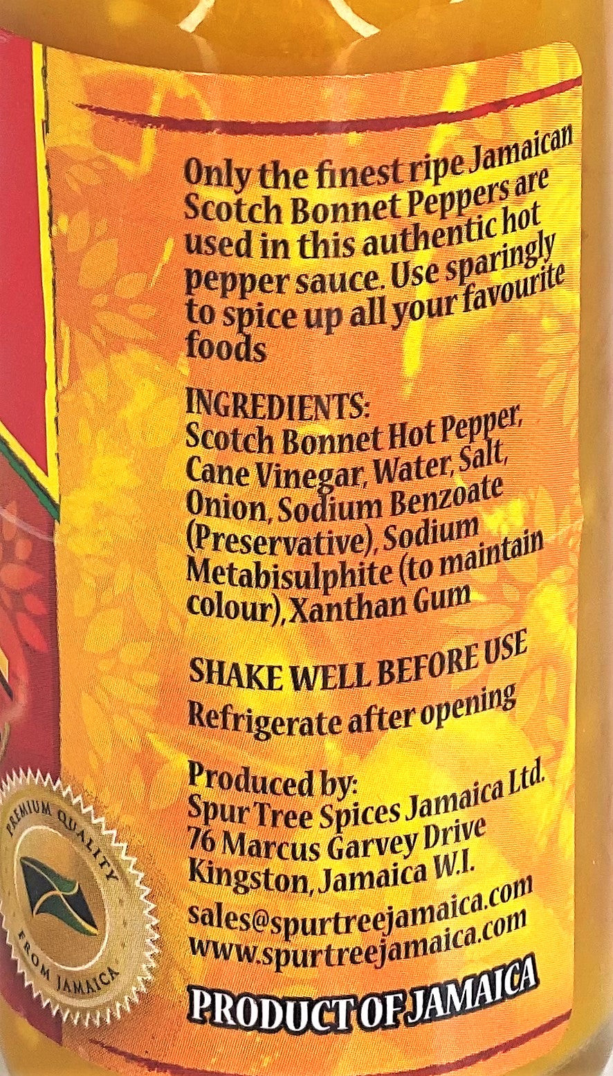 Spur Tree Crushed Scotch Bonnet Pepper Sauce | Product of Jamaica  | 5 oz (148ml)